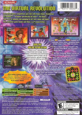 Dance Dance Revolution Ultramix 2 (USA) box cover back